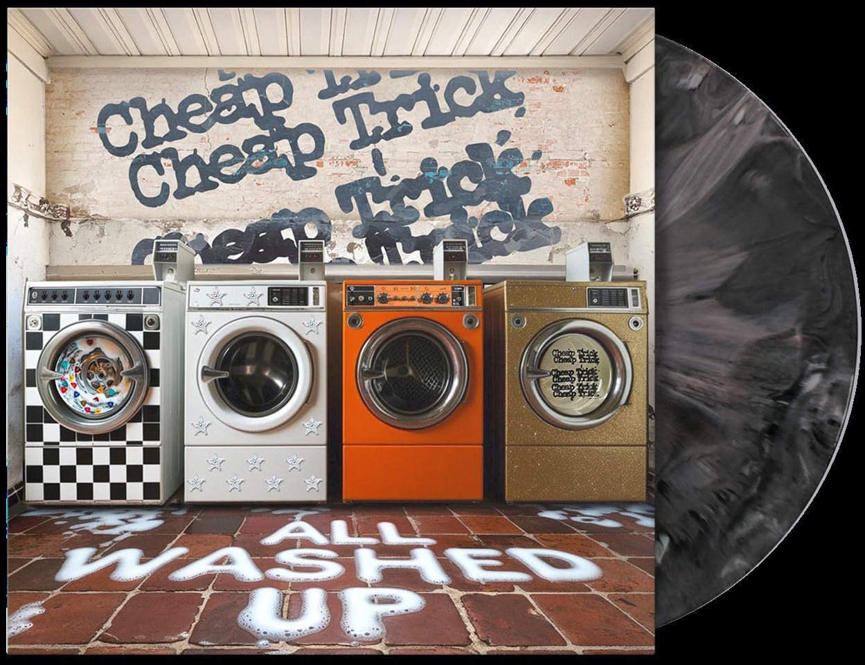 Cheap Trick - All Washed Up (Graphite Marble Coloured Vinyl) (Vinyl LP (nagylemez))