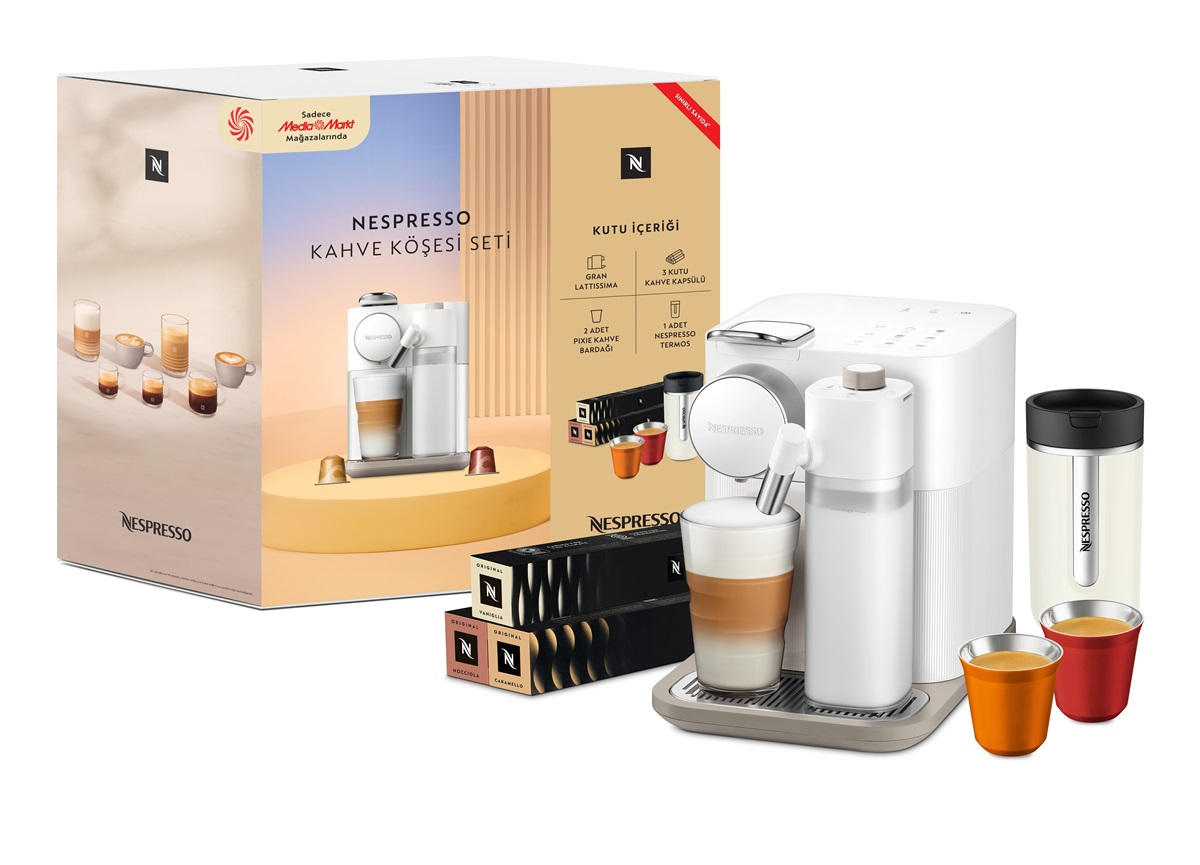 AI❣️セメンザル＆フィニッシュ＆ファイナルバーム3品セット NESPRESSO F541 Kahve Köşesi Seti, Süt Çözümlü Espresso Kahve