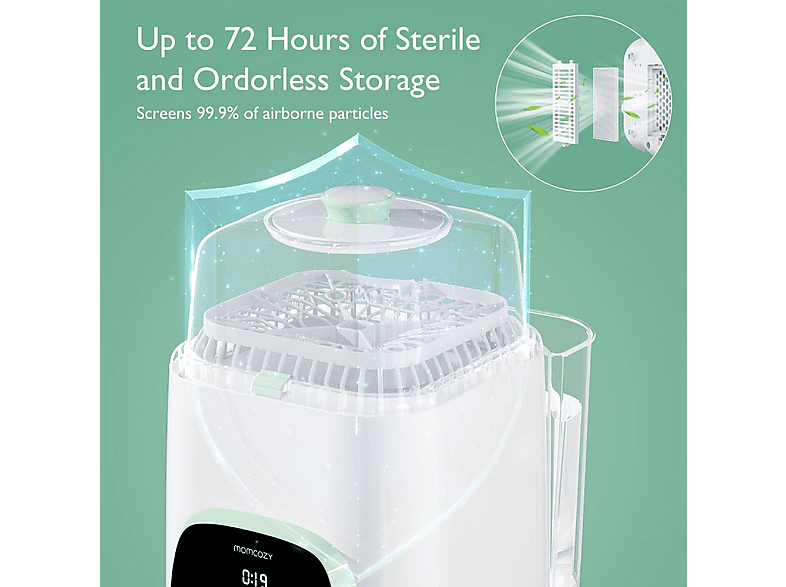 Thumbnail - MOMCOZY KleanPal Pro Sterilisator Weiß