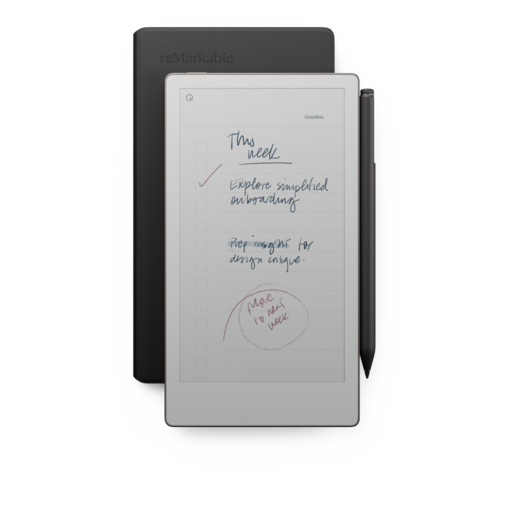 Remarkable Book Folio Premium Leather Black voor Paper Pro Move