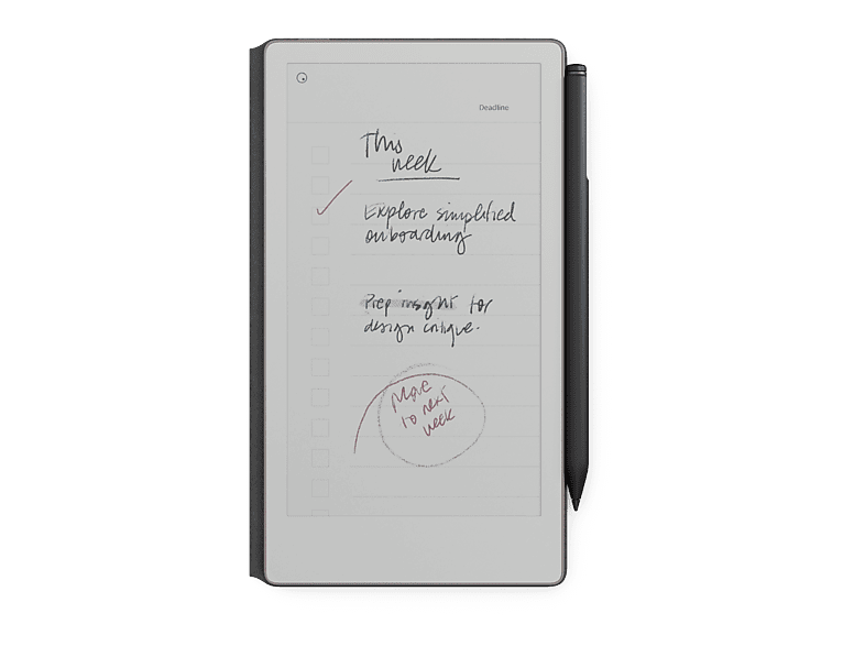 REMARKABLE Paper Pro Move + Marker Plus + Book Folio Leather zwart