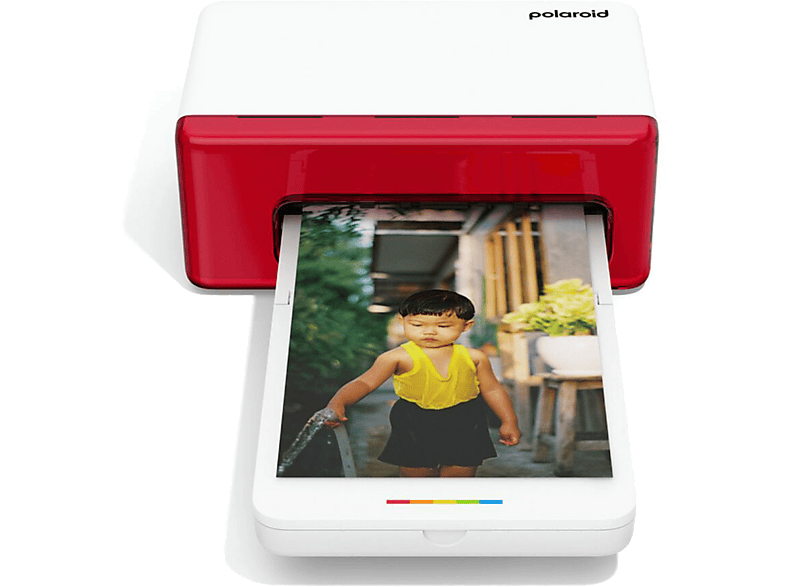 Polaroid Hi Print 4x6 Photo Printer Fotodrucker, Bluetooth, rot/weiß — Foto 5 von 5
