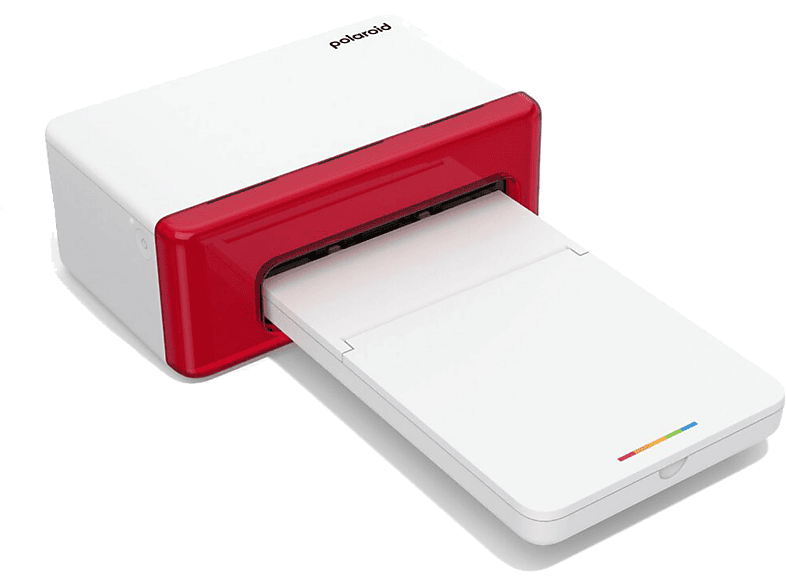 Polaroid Hi Print 4x6 Photo Printer Fotodrucker, Bluetooth, rot/weiß