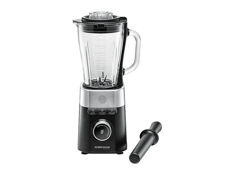 Rommelsbacher MX 1260 Standmixer (Edelstahl/Schwarz, 1200 Watt, 1.5) — Foto 2 von 2