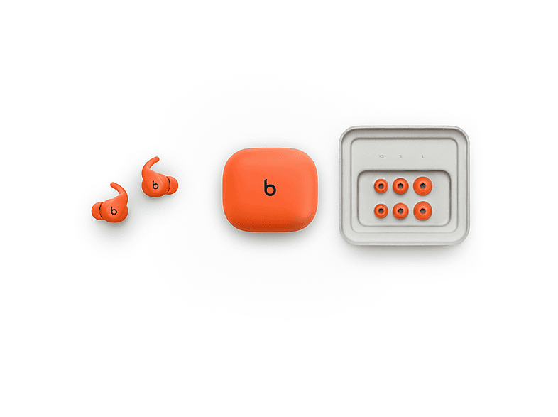Beats Powerbeats Fit - Kabellose Fitness In-Ear Kopfhörer mit sicherem Sitz - Knallorange — Foto 5 von 5