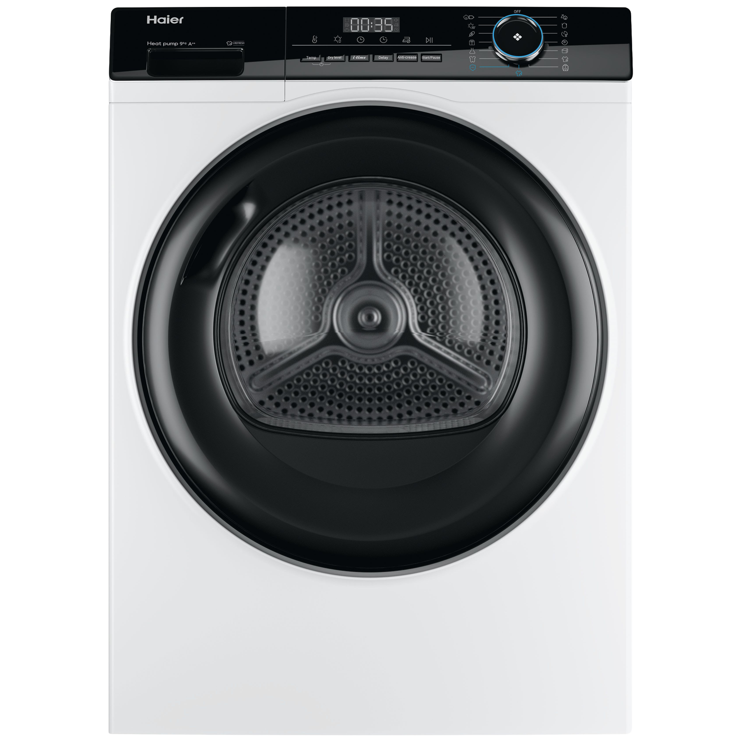 Haier Hd90-a2939 -s Ipro 3 Dry 9kg - Warmtepompdroger 9 Kg 65 Db Energielabel E