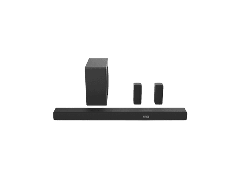 Barra de sonido - Hisense AX5100Q, Bluetooth, Subwoofer Inalámbrico, 580 W, Hi- Concerto, HDMI eARC, Dolby Atmos, Negro