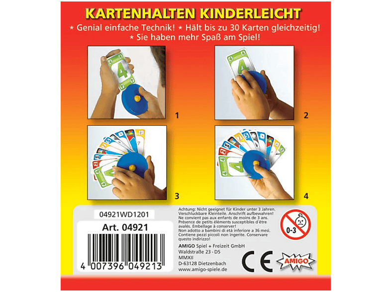 Amigo Spiel + Freizeit Kartenhalter (Blau); Zubehör für Kartenspiel — Foto 2 von 2