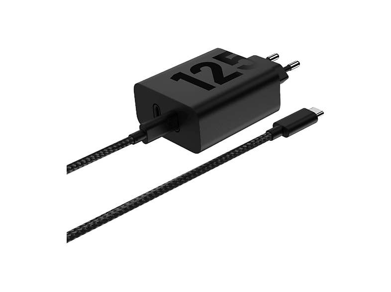 Cargador de pared - motorola TurboPower 125W, Universal, 2 puertos USB-C, Negro