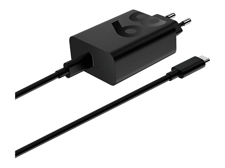 Cargador de pared - motorola TurboPower 68W, Universal, USB-C, Cable 1m, Negro