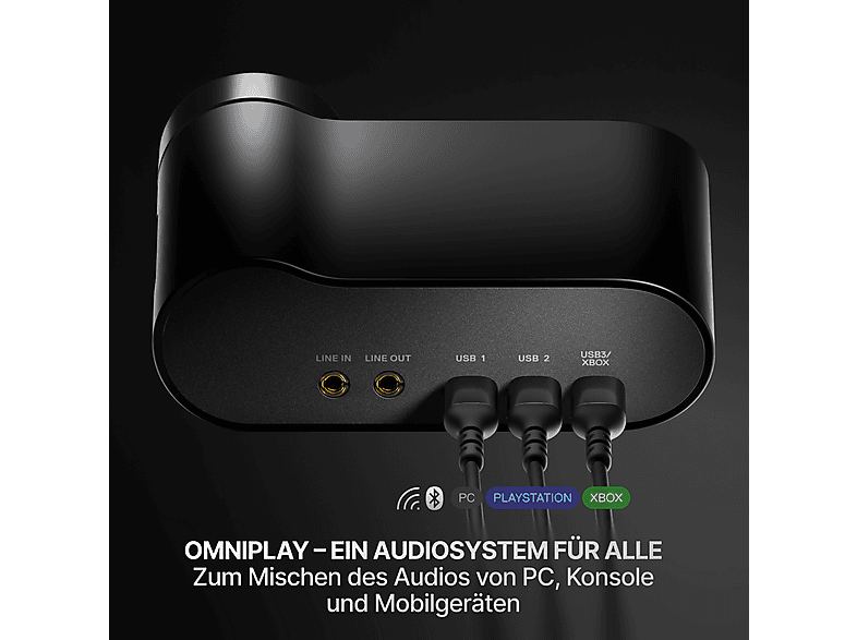 Thumbnail - STEELSERIES Arctis Nova Elite, Over-ear Gaming-Headset Bluetooth Obsidian