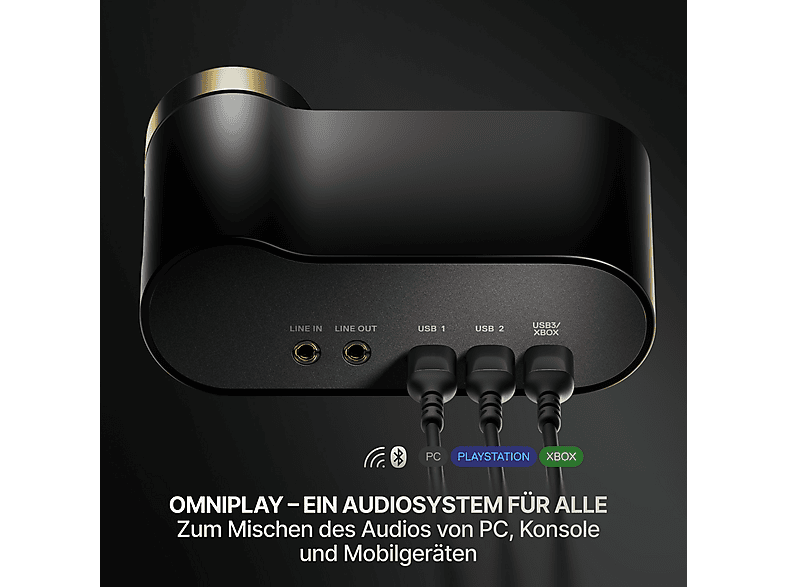 Thumbnail - STEELSERIES Arctis Nova Elite, Over-ear Gaming-Headset Bluetooth Sage Gold