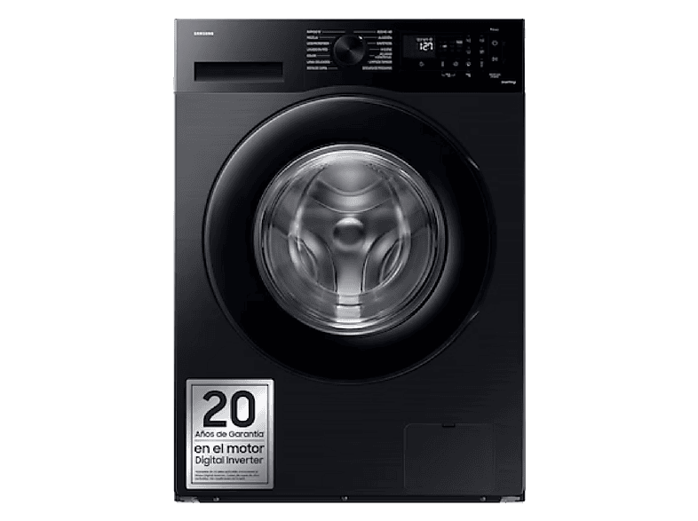 REACONDICIONADO Seminuevo Funcional Lavadora carga frontal - Samsung WW80CGC04DABEC, 8kg, 1400 rpm, EcoBubble™, WiFi, Negro
