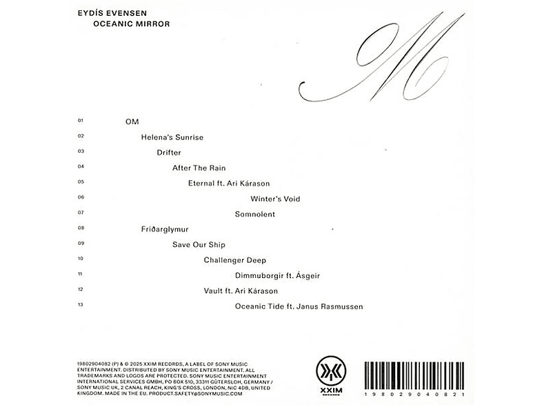 Thumbnail - Eydís Evensen - Oceanic Mirror (CD)