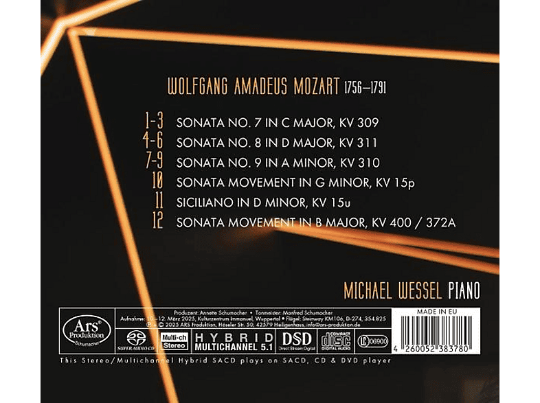 Thumbnail - Michael Wessel - Mozart The Travelling Whirlwind (SACD Hybrid)