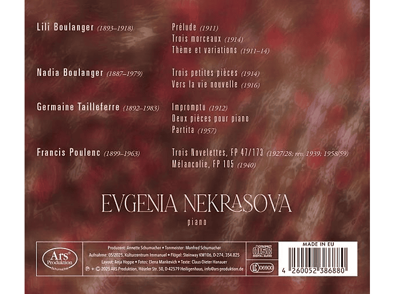 Thumbnail - Evgenia Nekrasova - Vers La Vie Nouvelle (CD)