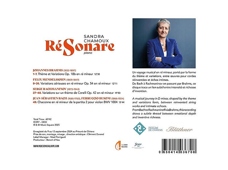 Thumbnail - Sandra Chamoux - Resonare (CD)