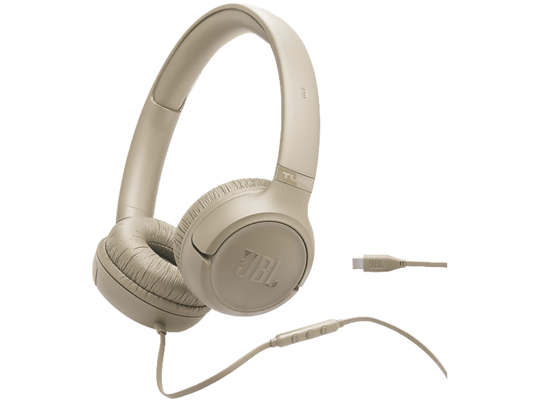 JBL Tune 530c Hoofdtelefoon Beige afbeelding