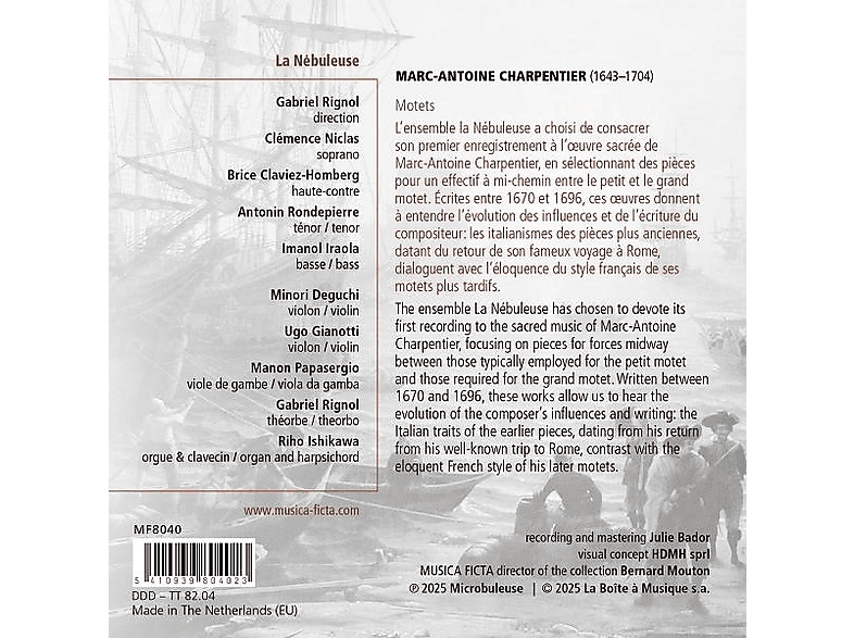 Thumbnail - Gabriel/la Nébuleuse Rignol - Motetten (CD)