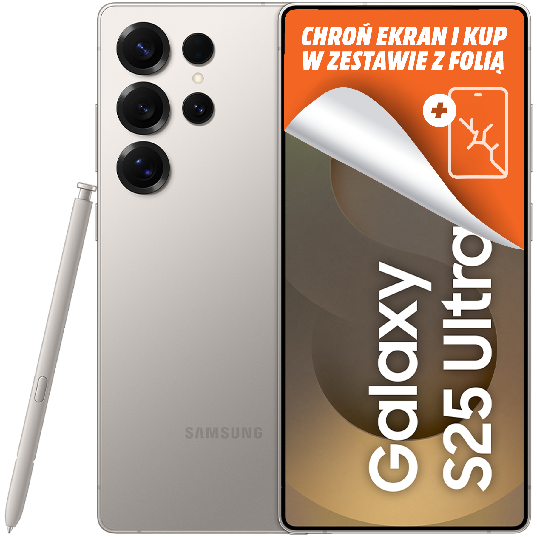 Smartfon SAMSUNG Galaxy S25 Ultra 5G 12/256GB Szary (Titanium Gray