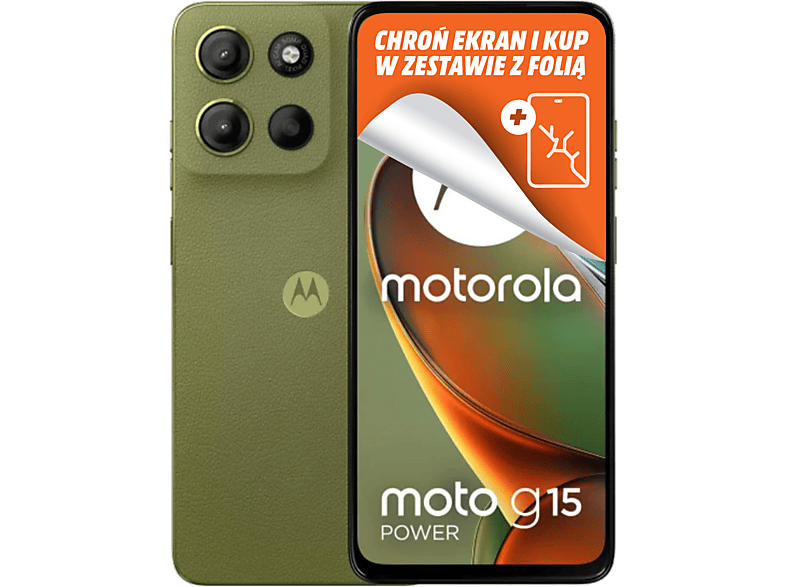 Smartfon MOTOROLA Moto G15 Power 8/256GB 6.72" Oliwkowy