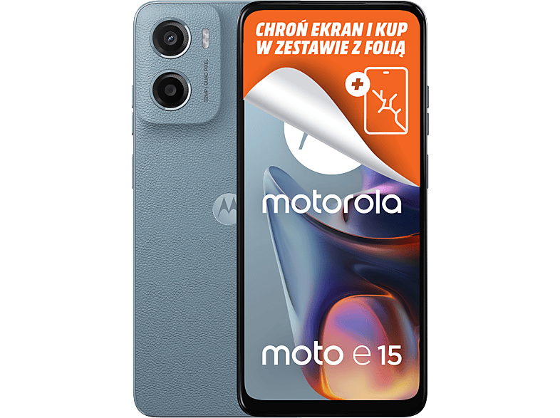 Motorola moto e15 2/64GB 6,67" 90Hz 32Mpix Niebieski
