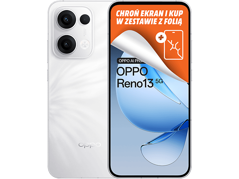 Smartfon OPPO Reno 13 5G 12 GB/ 256 GB Biały