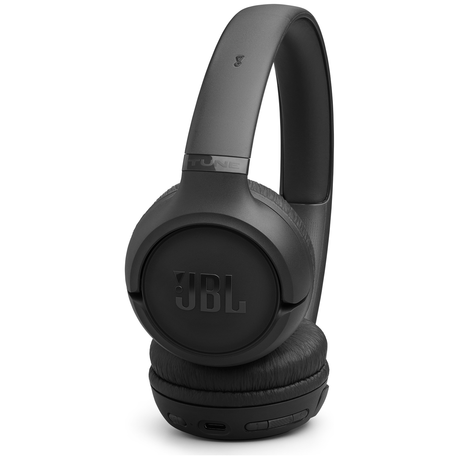 Black JBL Tune 510BT headphones on a white background. The headphones are over-ear style.