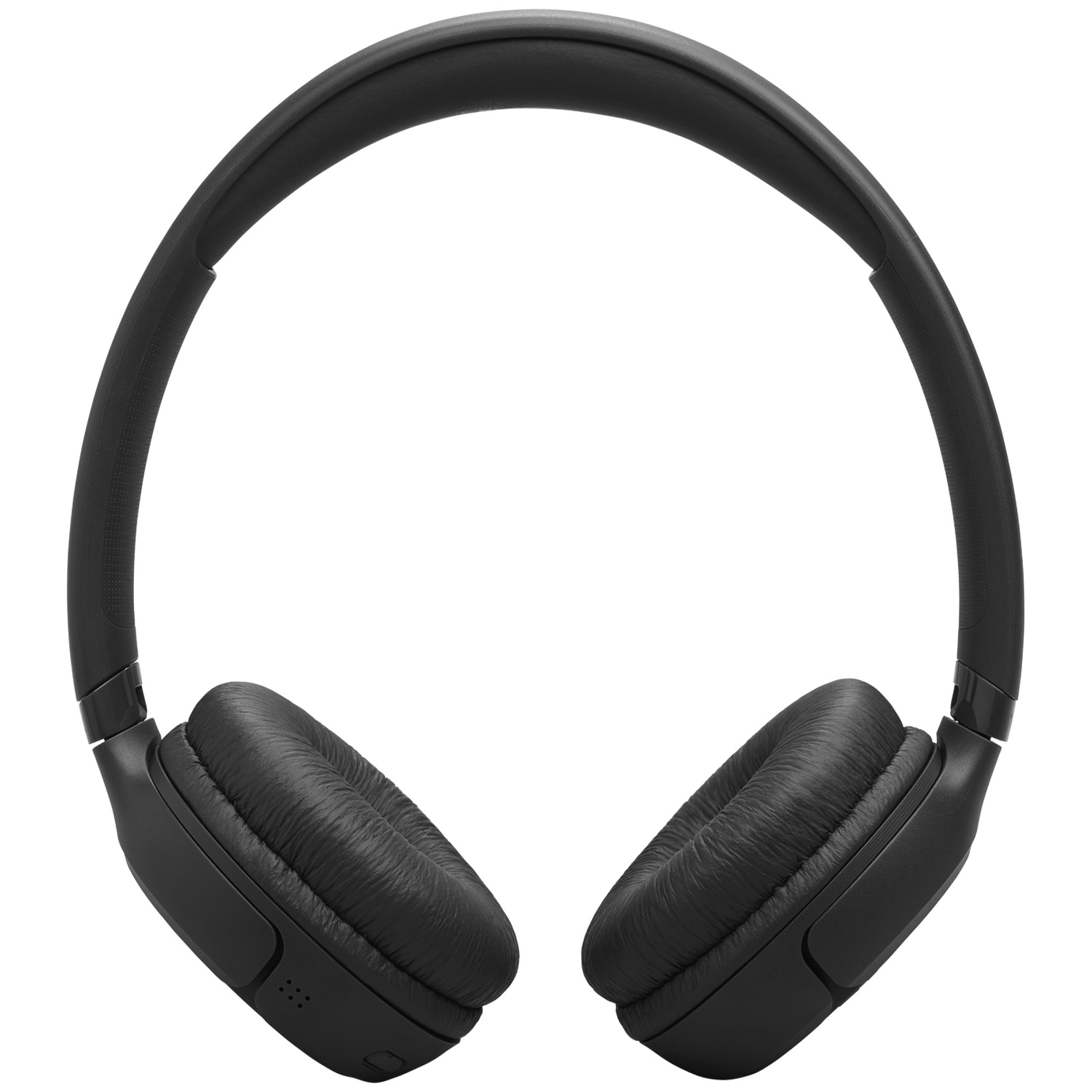 Black over-ear headphones, centered against a white background. The earcups are padded, and the headband arches over the top.