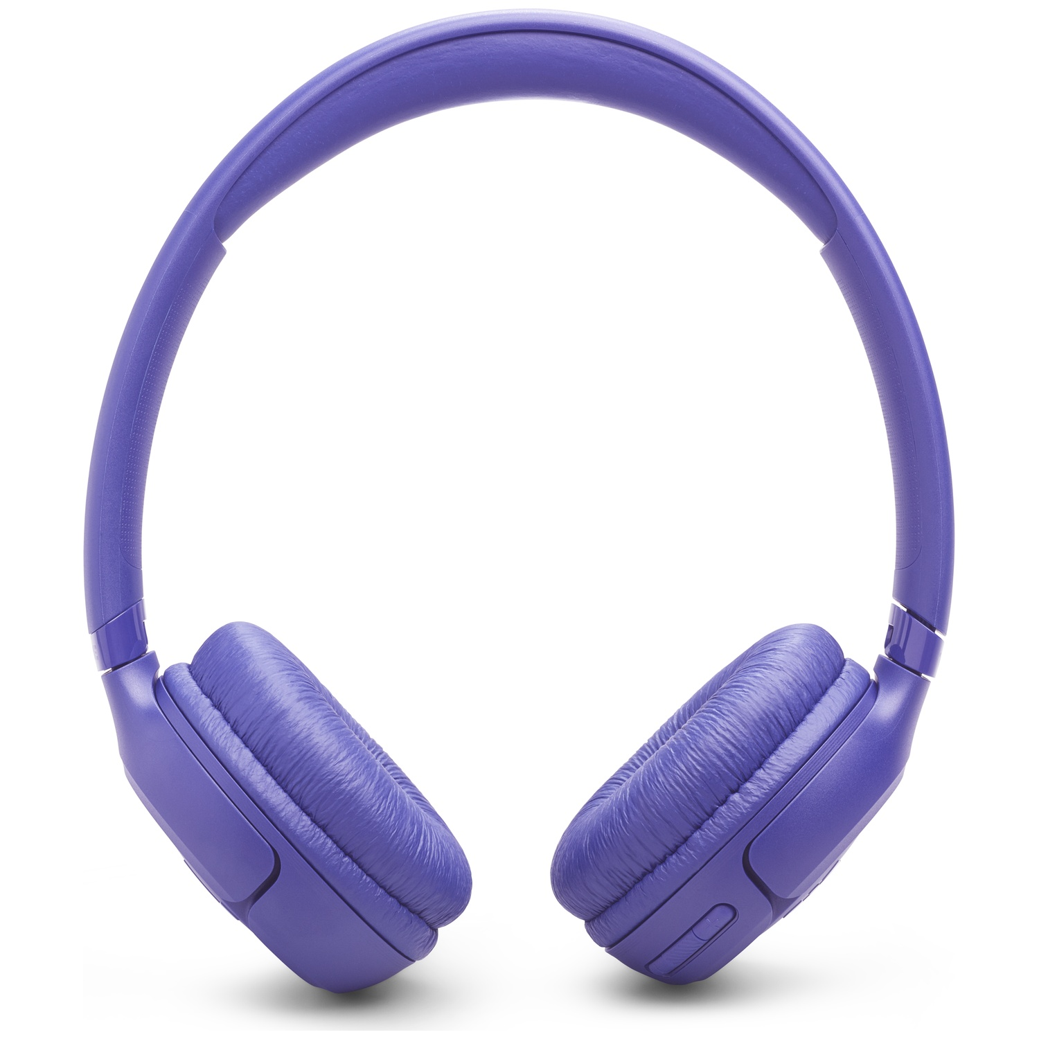 Casque violet sur fond blanc. Le casque est de type supra-auriculaire, avec un bandeau rembourré et des oreillettes.