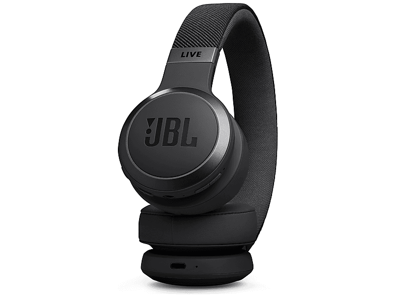 JBL TUNE 680NC Kabelloser On-Ear-Kopfhörer mit Noise-Cancelling, Schwarz; Bluetooth Kopfhörer — Foto 4 von 5