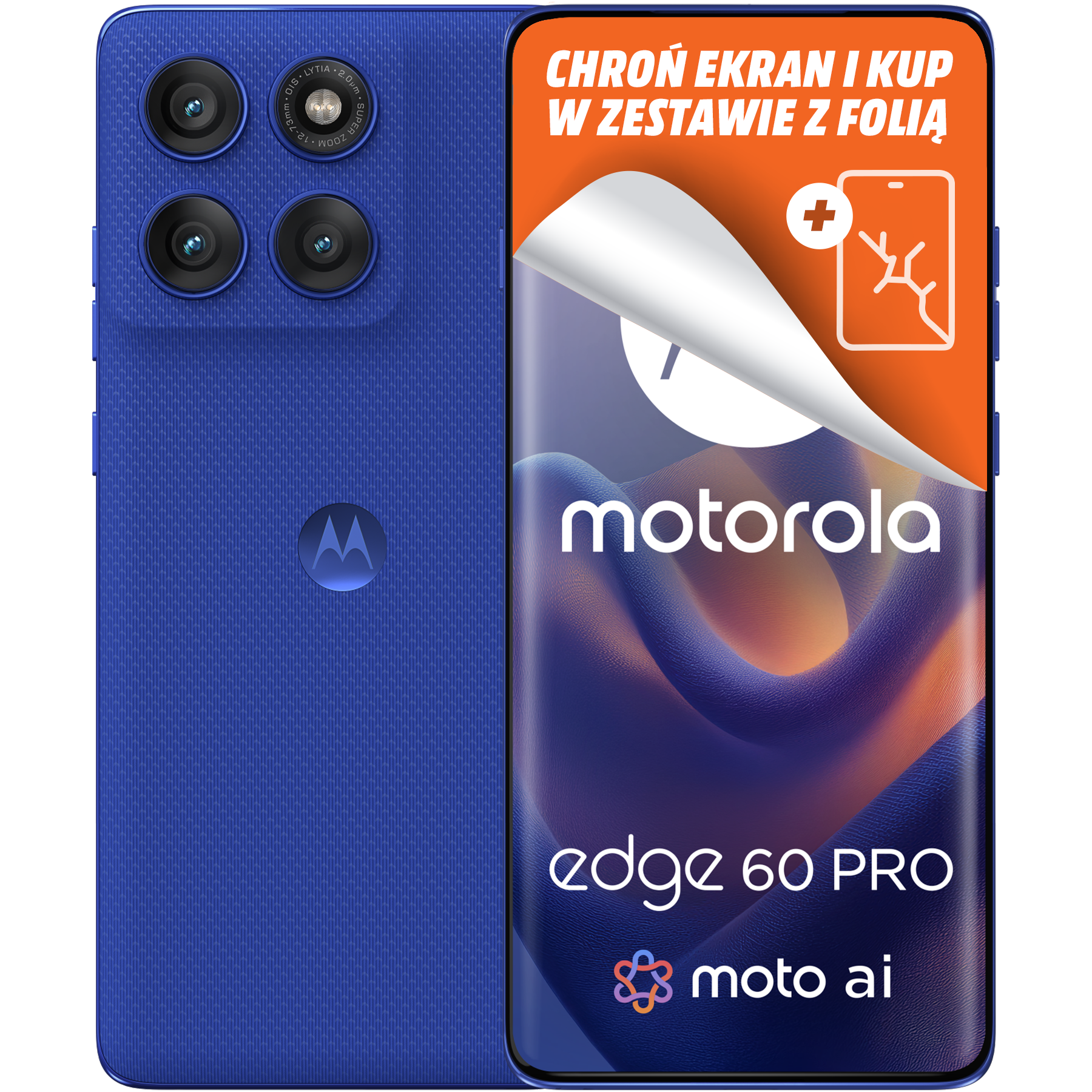 Smartfon MOTOROLA Edge 60 Pro 5G 12 GB/ 512 GB Niebieski | MediaMarkt