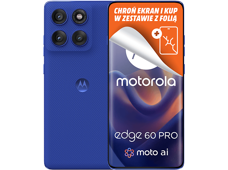 Smartfon MOTOROLA Edge 60 Pro 5G 12/512GB 6.67" 120Hz Kobaltowy