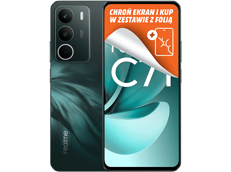 Smartfon REALME C71 4G (LTE) 8 GB/ 256 GB Zielony | MediaMarkt