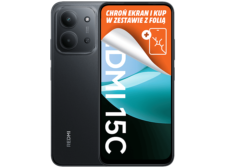 Smartfon XIAOMI Redmi 15C 4G 4/128GB 6.9" 120Hz Czarny