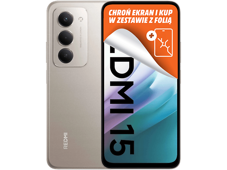 Xiaomi Redmi 15 6/128GB 6,9" 144Hz 50Mpix Tytanowy