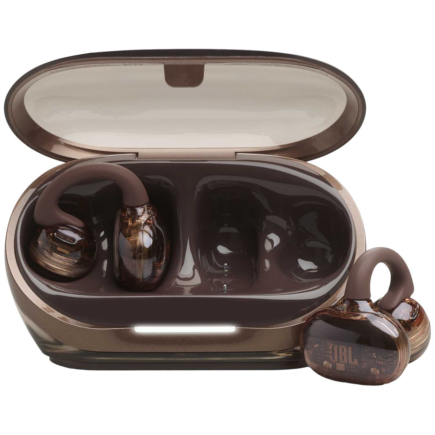 Jbl Soundgear Clips (2025) Draadloze Oortjes Bruin