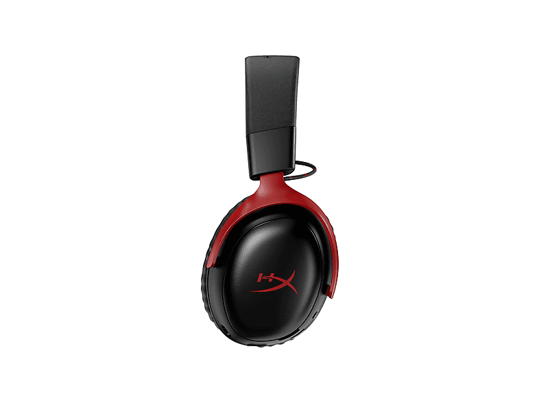 Auriculares gaming - HyperX Cloud III S, Audio espacial DTS®, Micrófono extraíble, Compatible PC, PS5, PS4, Nintendo Switch, Mac y móviles, Negro-Rojo
