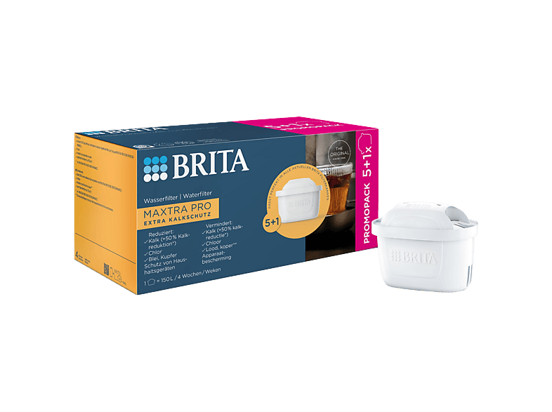 Brita Cartouches filtrantes Maxtra Pro Expert Calcaire Lot de 6