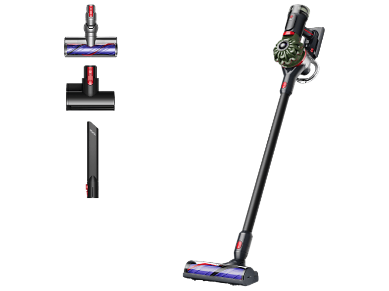 REACONDICIONADO Seminuevo Bueno Aspirador escoba - Dyson V8™ Cyclone, Potencia succión 150 W, Autonomía 60 min, Accesorios, Negro