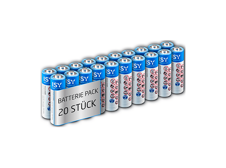 BATTERIE MINISTILO AAA ISY confezione da 20 PZ