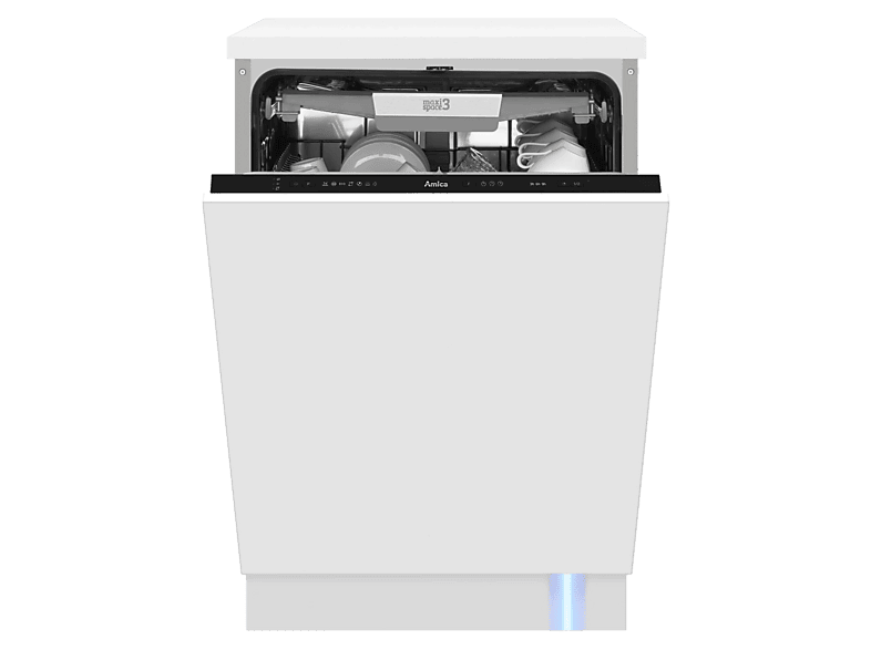 Zmywarka do zabudowy AMICA DIM62E6EBqO 14kpl. SteamPower BlueDot+