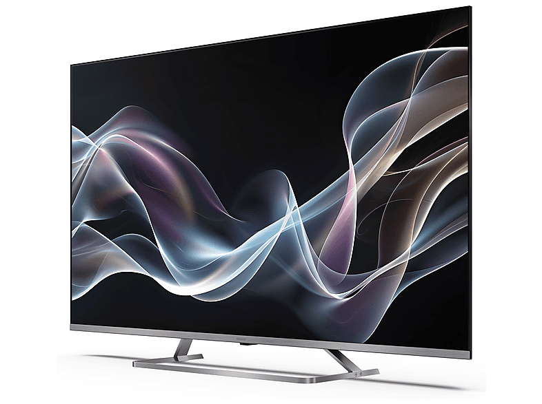 Telewizor QLED MiniLED SHARP 50JP7465E 50" 4K Google TV Dolby Vision Srebrny – zdjęcie 3