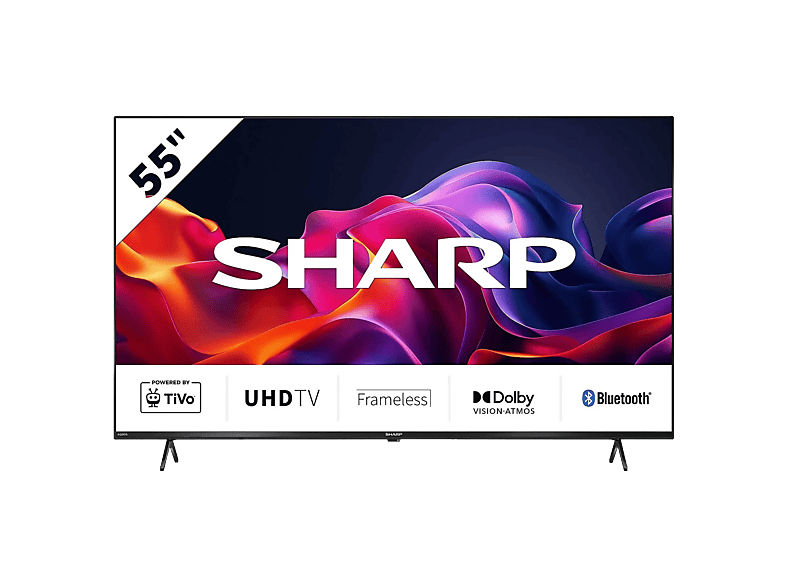 Telewizor LED SHARP 55GK4445E 55" 4K Dolby Vision Atmos Czarny