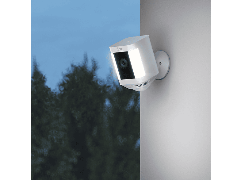 ring Spotlight Cam Plus, Überwachungskamera (Anzahl Kameras: 1, für Außen, Nachtsichtfunktion, Akkubetrieb, HD, Weiß) — Foto 3 von 5