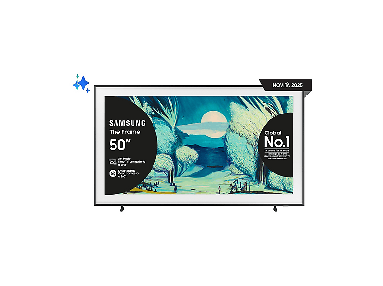 Samsung Qe50Ls03Fauxzt Tv Qled, 50 ", Qled 4K