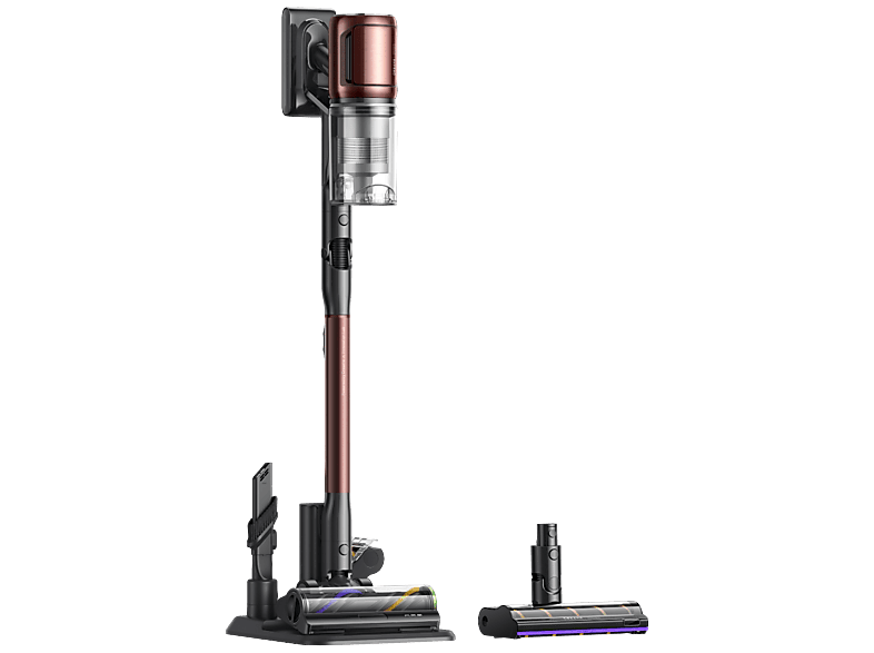 Dreame V30 Staubsauger (0,6 l, Akkulaufzeit: bis zu 90 Minuten, Schwarz/Rosa)