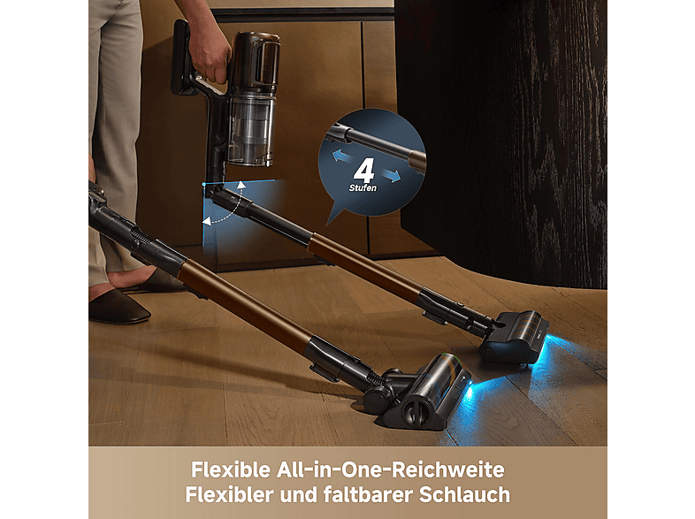 Dreame V30 Staubsauger (0,6 l, Akkulaufzeit: bis zu 90 Minuten, Schwarz/Rosa) — Foto 4 von 5