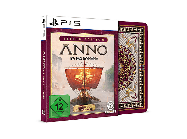 Anno 117: Pax Romana - Tribun Edition Steelbook ® (exklusiv bei Media Markt und Saturn) - [PlayStation 5]