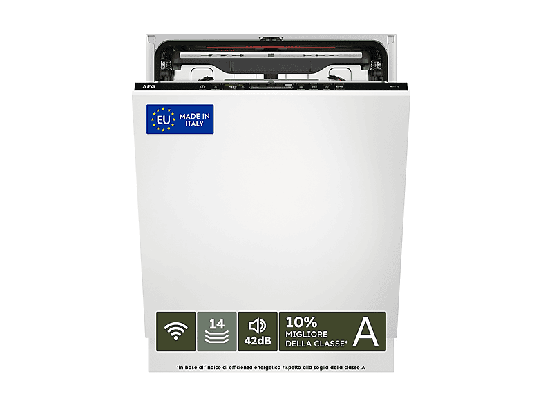AEG Fse77728P Lavastoviglie Incasso, 59,6 cm, Classe A
